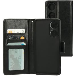 Mobiparts Classic Wallet Housse OPPO A98 Etui Porte-Monnaie - Noir