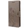 Mobigear Flowers Housse Samsung Galaxy A23 Etui Porte-Monnaie - Gris