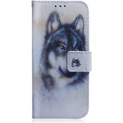 Mobigear Design Housse Xiaomi Redmi Go Etui Porte-Monnaie - Loup