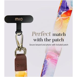 MIO Lanyard - Cordon de téléphone universel ajustable - Flowers