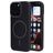 Mobiparts Slim Line iPhone 16 Pro MagSafe Plastique rigide Coque arrière - Onyx Black