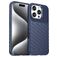 Mobigear Groove Coque iPhone 16 Pro Coque arrière en TPU Souple - Bleu