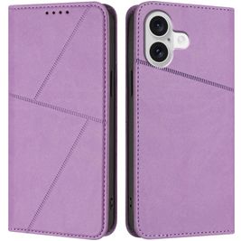 Mobigear Frosted Flip Housse iPhone 17 Etui Porte-Monnaie - Violet