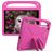 Mobigear AeroArmor Coque iPad 9 (2021) Coque de tablette pour enfants avec Poignée Enfants en EVA + Porte-crayon - Rose