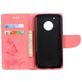 Mobigear Butterfly Housse Motorola Moto G5 Plus Etui Porte-Monnaie - Rose
