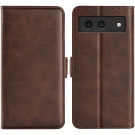 Mobigear Slim Magnet Housse Google Pixel 8a Etui Porte-Monnaie - Marron