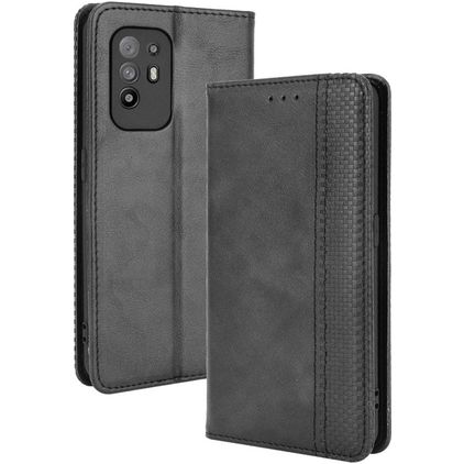 Mobigear Sensation Housse OPPO A94 5G Etui Porte-Monnaie - Noir