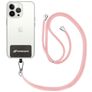 Mobigear Lanyard - Cordon de téléphone universel ajustable - Rose