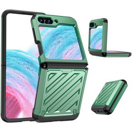 Mobigear Groove Coque Samsung Galaxy Z Flip 5 Coque arrière Rigide - Vert