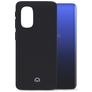 Mobilize Rubber Gelly Coque Motorola Moto G51 5G Coque arrière en TPU Souple - Matt Black