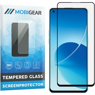 Mobigear Premium OPPO Reno 6 5G Verre trempé Protection d'écran - Compatible Coque - Noir