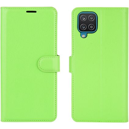Mobigear Classic Samsung Galaxy A12 Étui Portefeuille - Vert