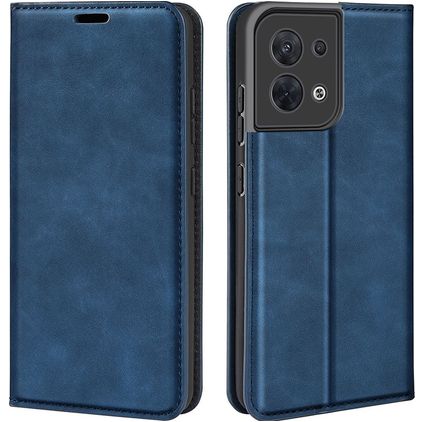 Mobigear Retro Slim Housse OPPO Reno 8 5G Etui Porte-Monnaie - Dark Blue
