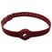 Mobigear Coque Apple AirTag Collier en Silicone Souple - 23.5 - 47.5 cm - Bordeaux
