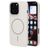 Mobiparts Slim Line Coque iPhone 16 Pro MagSafe Coque arrière Rigide - Off White