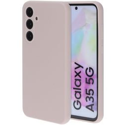 Mobiparts Coque Samsung Galaxy A35 Coque arrière en Silicone - Soft Salmon
