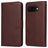 Mobigear Wallet Housse Google Pixel 9a Etui Porte-Monnaie - Marron