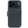 Decoded Detachable Wallet Housse iPhone 17 Pro Max MagSafe Etui avec Coque Détachable en Cuir Véritable Porte-Monnaie - Navy Shadow