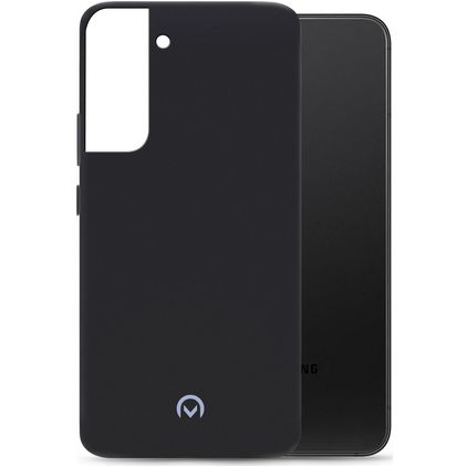Mobilize Rubber Gelly Coque Samsung Galaxy S22 Plus Coque arrière en TPU Souple - Matt Black