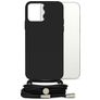 Mobilize Lanyard Gelly iPhone 13 Pro Max Coque avec cordon en TPU Souple - Noir