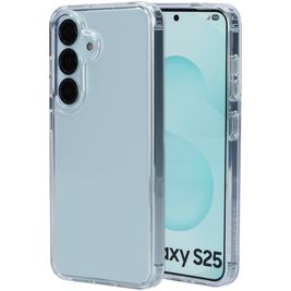 Mobiparts Classic Hardcover Coque Transparente Samsung Galaxy S25 Coque arrière Rigide - Transparent