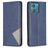 Mobigear Rhombus Slim Housse Motorola Edge 40 Neo Etui - Bleu
