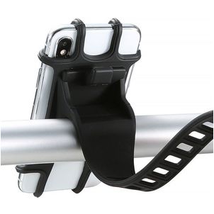 Mobigear Essentials Support Vélo Guidon Pince Universel (max 15 cm x 8 cm) - Noir