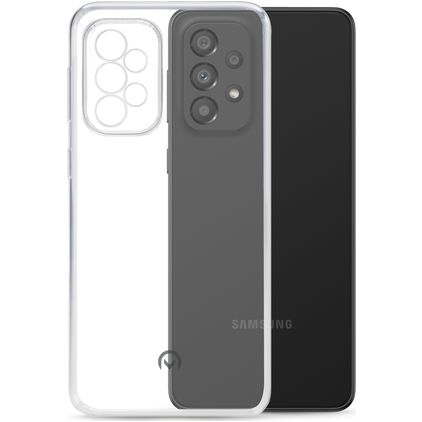 Mobilize Gelly Coque Transparente Samsung Galaxy A33 Coque arrière en TPU Souple - Transparent