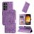 Mobigear Sunflower Housse Samsung Galaxy S24 Ultra Etui Porte-Monnaie - Violet