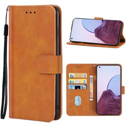 Mobigear Wallet OPPO Reno 7 Lite Étui Portefeuille - Marron