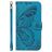 Mobigear Butterfly Housse Xiaomi 13 Ultra Etui Porte-Monnaie - Bleu