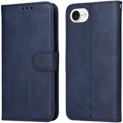 Mobigear Wallet Housse iPhone 16e Etui Porte-Monnaie - Bleu