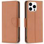 Mobigear Excellent Housse iPhone 16 Pro Max Etui Porte-Monnaie - Marron