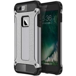 Mobigear Outdoor Coque iPhone 7 Plus Coque arrière Rigide Anti-Chocs - Gris