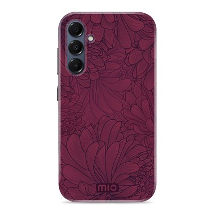 MIO Coque Samsung Galaxy A16 MagSafe Coque arrière Rigide - Berry Blooms