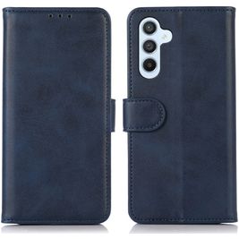 Mobigear Wallet Housse Samsung Galaxy A55 Etui Porte-Monnaie - Bleu