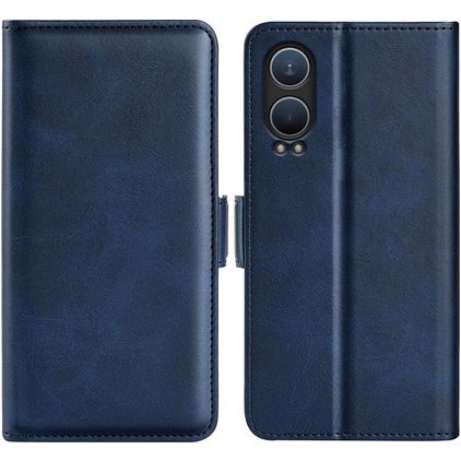 Mobigear Slim Magnet Housse OnePlus Nord CE 4 Lite Etui Porte-Monnaie - Dark Blue