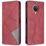 Mobigear Rhombus Slim Housse Nokia G10 Etui - Rouge