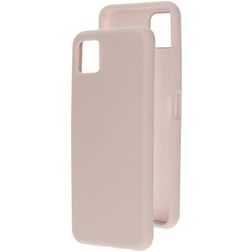Mobiparts Coque Samsung Galaxy A22 5G Coque arrière en Silicone - Soft Salmon