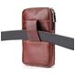 Mobigear Etui de ceinture (max 17 cm x 10,5 cm) - Pochette de ceinture - Holster - Marron