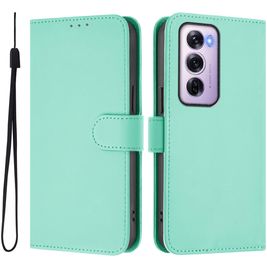 Mobigear Urban Wallet Housse OPPO Reno 12 Pro Etui Porte-Monnaie - Vert