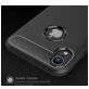 Mobigear Brushed Slim Coque iPhone XR Coque arrière en TPU Souple - Noir