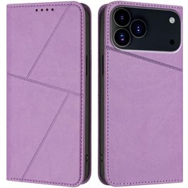 Mobigear Frosted Flip Housse iPhone 17 Pro Max Etui Porte-Monnaie - Violet