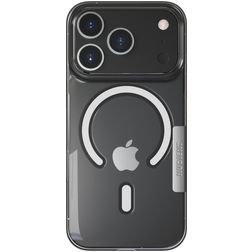Nudient Thin Magsafe Transparent iPhone 18 Pro Plastique rigide Coque arrière - Transparent