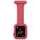 Mobigear Clip Case Bracelet Infirmière pour Apple Watch Épingle - 46/45/44 mm - Rouge