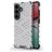Mobigear Honeycomb Coque Samsung Galaxy S26 Coque arrière Rigide Anti-Chocs - Blanc