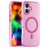 Mobigear Shockproof Coque iPhone 17 MagSafe Coque arrière Rigide - Rose