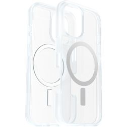 Otterbox React Coque Transparente iPhone 16 MagSafe Coque arrière Rigide Anti-Chocs - Transparent