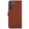 Valenta Classic Housse Samsung Galaxy S22 Plus Etui en Cuir Véritable Porte-Monnaie - Marron