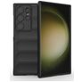Mobigear Bumpy Coque Samsung Galaxy S24 Ultra Coque arrière en TPU Souple - Noir